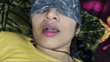 Newly married bride has sex with her husband , close up of hard fucking in missionary position