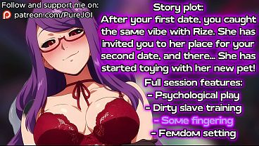 Rize from Tokyo Ghoul shapes her new filthy puppy (Fingering JOI)