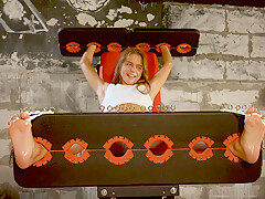 Tickletherapy – Leya Goes Crazy – Tickle Hell In Stocks