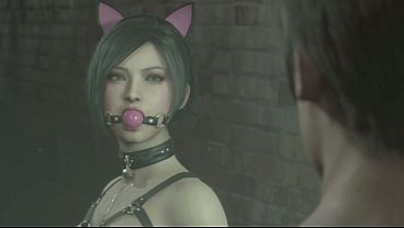 Ada & Leon First meeting: RE2 Remake BDSM-Neko MOD Cut-Scene