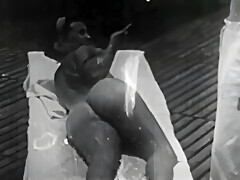 Antique Sunbathing Whore Sucks And Fucks Wild