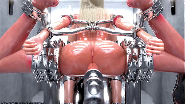 Blonde Slave in Metal Bondage – The Training!