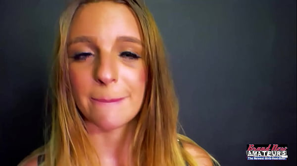 Busty Blonde Stella Gives A Slow Blowjob And Swallows The Big Cumshot!