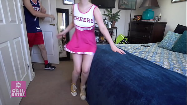 Cheerleader bimbo stepsister rough basketball lesson – preview