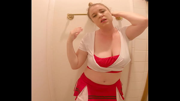 cheerleader stepsister catches stepbrother masturbating and fucks him in the bathroom