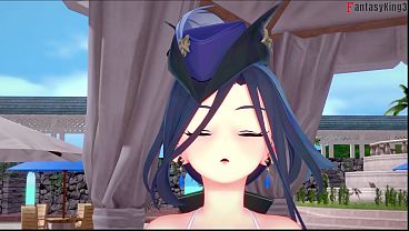 Clorinde POV bikini sex | Genshin Impact | Full & Pov version on Sheer & PTRN: Fantasyking3