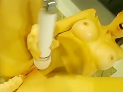 Horny Wife Swallows a Mouthful of Hot Jizz