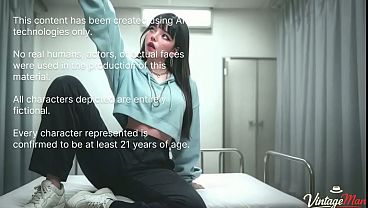 I brought my step daughter to old doctor and found her giving him a deep blowjob.[AI Generated]