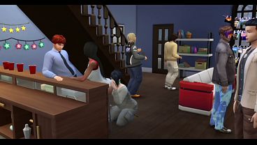 Just a regular afternoon in the life of a teen cumslut frat girl