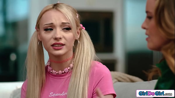 Teen stepdaughter enjoys the spanking she gets from stepmoms