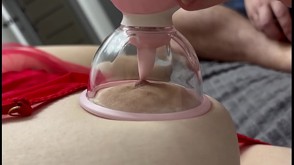 the vacuum tongue licked my nipples so sweetly