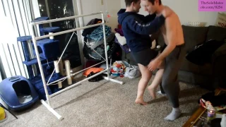 TSM – Jazz tries ballbusting for her first time