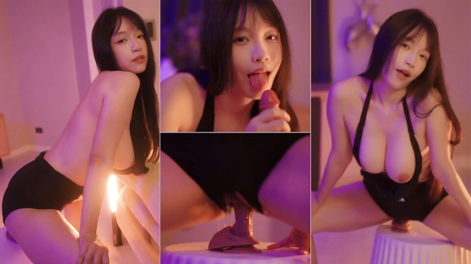 Wanna become this dildo? Let me ride you hard!