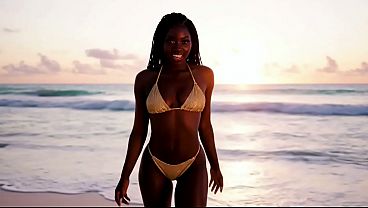 Samantha On Beach